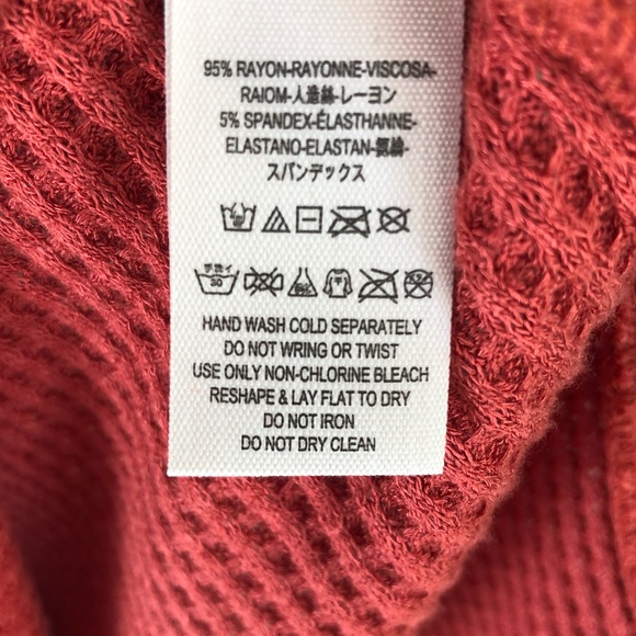 We The Free Drippy Kristina Cowl Neck Waffle Knit - Picture 6 of 9